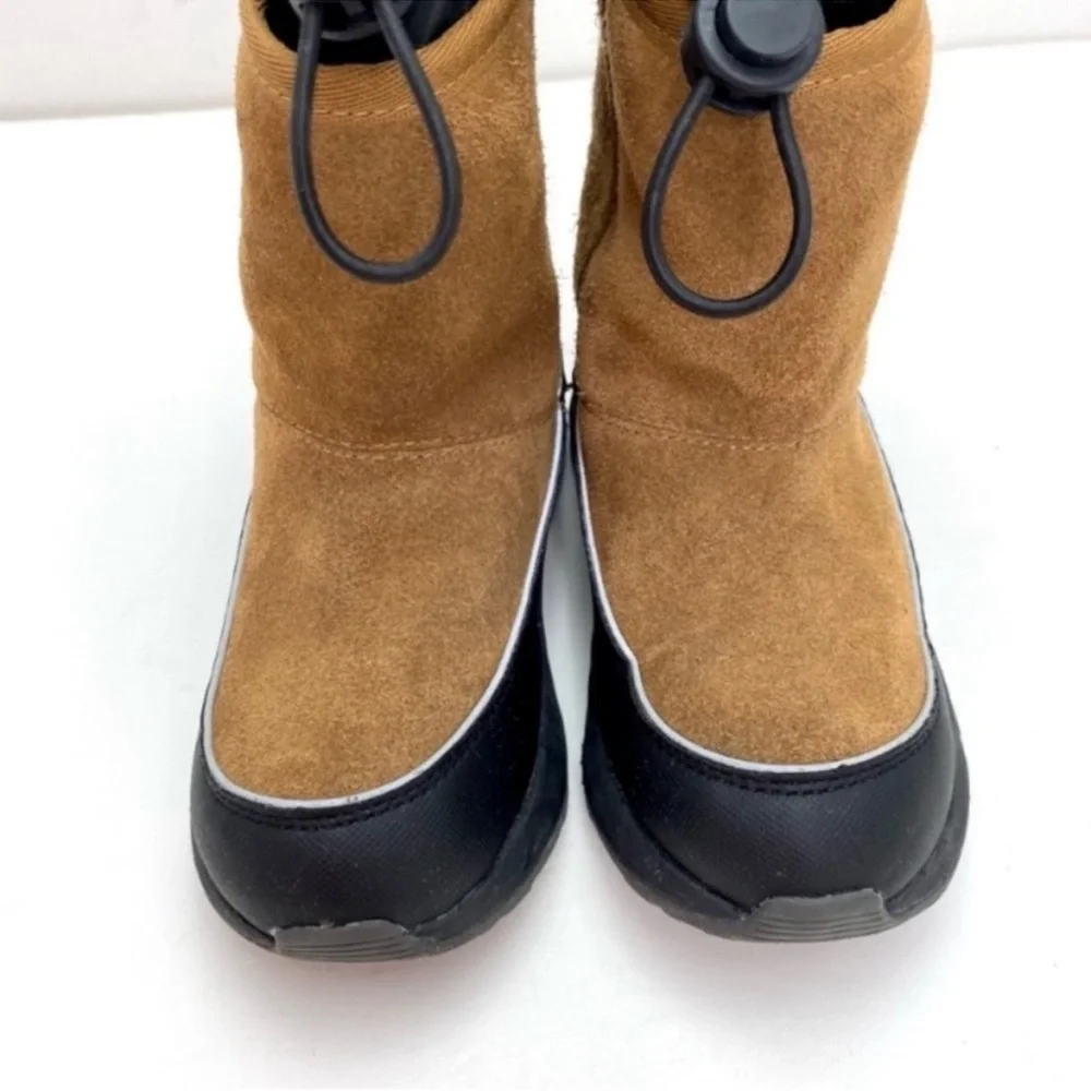 Ugg Kids K Kirby WP Suede Winter Snow Boot in Camel Tan Brown Size 10 Toddler